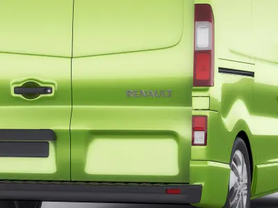 Renault Trafic 2015 panel van 3D model