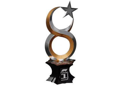 2021 Turkish Grand Prix Trophy 3D print model