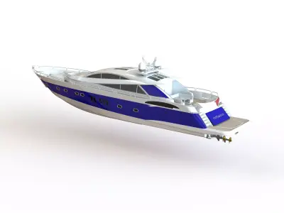 Superyacht 3D model