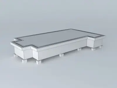 Pool 120 cu.m Free 3D model