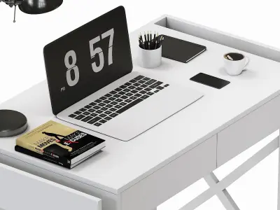 Hunter Grey  workplace selseyliving 3D model