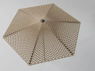 WICKER BASKET09 3D model