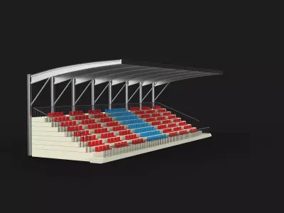 Grandstand 3D model