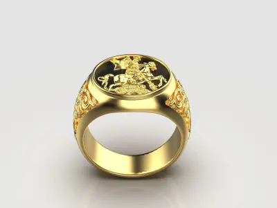 Victorious rings  3D print model
