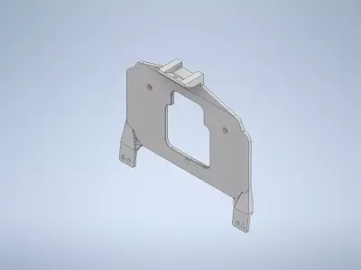 Haltech iC-7 Display Subaru Dash Flat Mount 3D print model