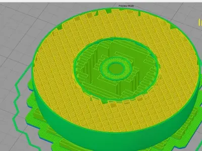Formula 1 Car Rear Tyre 2020 3D print model