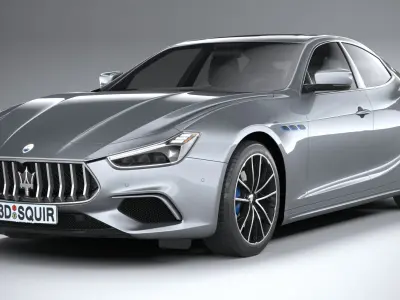 Maserati Ghibli Hybrid 2021 3D model