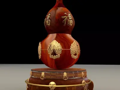 Chinese  gourd  3D model
