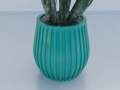 pot planter holder 09 3D print model