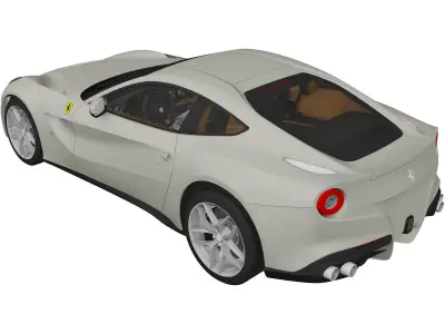 Ferrari f12 berlinetta 3D print model