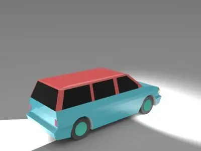 Mini Van Free 3D model