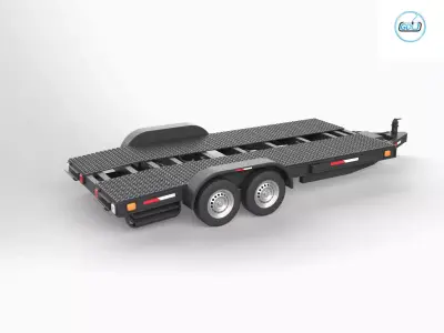Car Haulers - Car Trailers 3D model