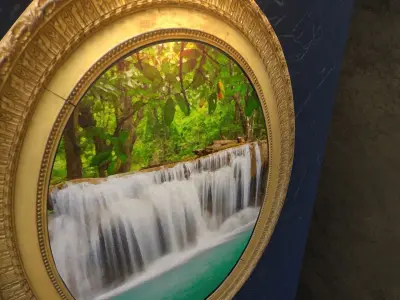 Painting Frame 5 Low-poly 3D model