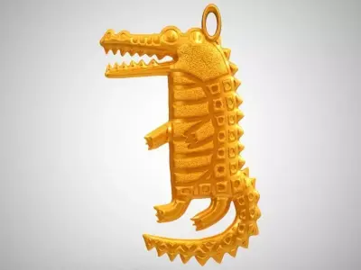 Cute Alligator 3D print model