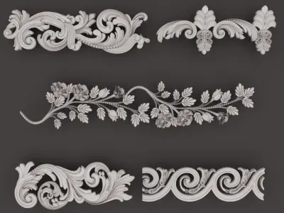 Trim Ornament 135 3D model