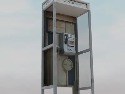 Phone Booth  Free 3D model