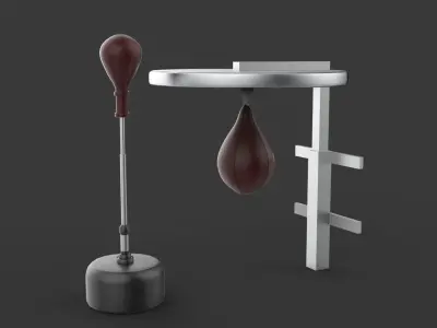 Reflex Punch Bag 3D model