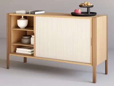 Nordic Tales Pleat Cabinet 3D model
