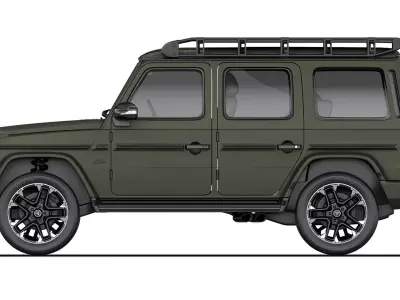Mercedes-Benz G63 AMG Offroad Package Pro 2025 3D model