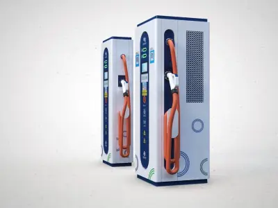 charging station 3D model