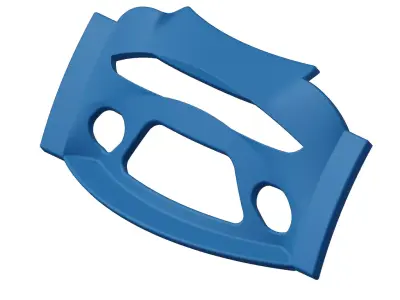 Plastic Car Front Bumper Toy 3D model