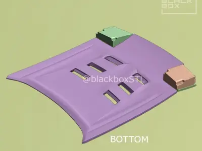 HOOD and HEADLIGHT SET FOR RX7 FC3 AOSHIMA 1-24 MODELKIT 3D print model