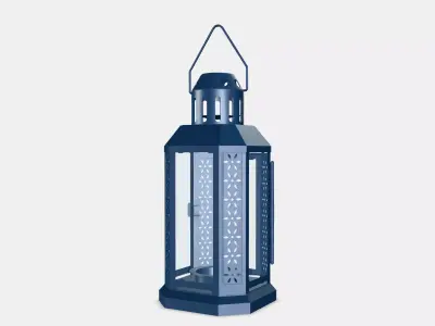 ENRUM Lantern for tealight in-outdoor 2 3D model