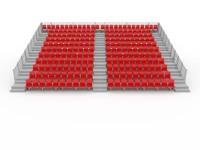 Bleachers 31 3D model