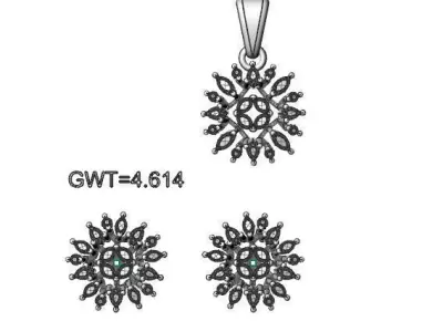 fashion pendent 3D print model purchase