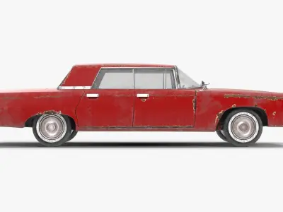 Chrysler Imperial rusty 3D model