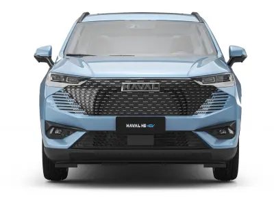 2024 GWM Haval H6 HEV with Interior 3D model