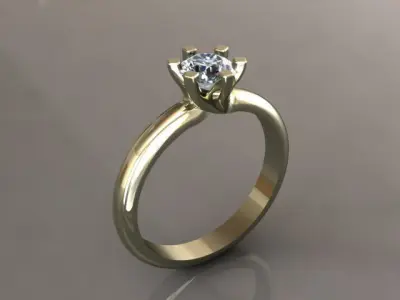 ring gold Free 3D print model