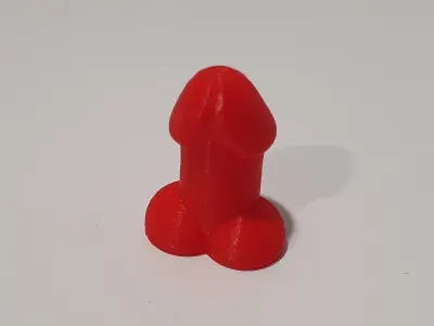 Funny Cock Valve Cap Hilarious Tire Valve Cover to Prank Friends 3D print model