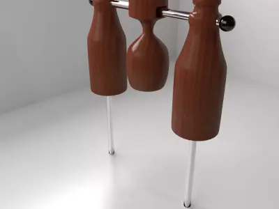 Woodball Gate 3D model