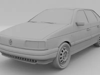 Volkswagen Passat B3 rev 3D model