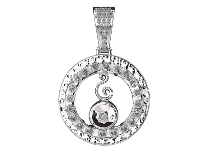 MOROCCON GOLD PENDANT 3D PRINTABLE MODEL  3D print model