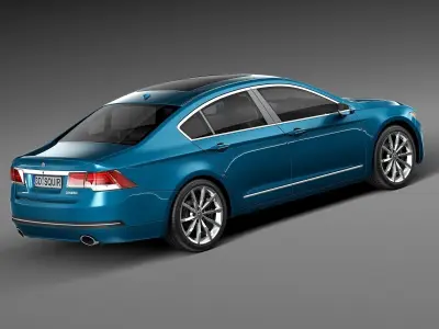 Generic Luxury Sedan 2016 3D model