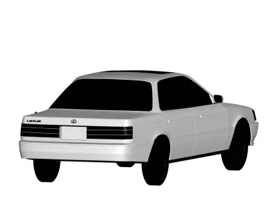 Lexus ES 1990 3D model