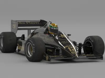 Lotus 98T Formula-1  3D model
