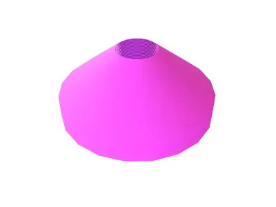 Pile of Soccer Cones v1 005 Low-poly 3D model