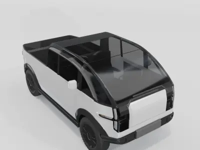 Canoo Pickup Wite 3D model