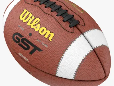 American Football ball 3D model