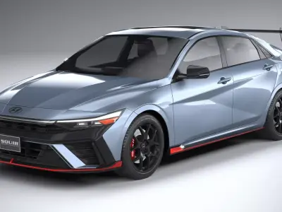 Hyundai Elantra N TCR Edition 2026 3D model