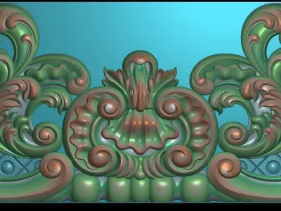3d neoclassical door 3D print model purchase