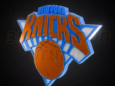 New York Knicks logo - Cinematic - 3D print 3D model