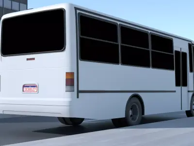 Caio Carolina V Mercedes-Benz LO-814 Low-poly 3D model