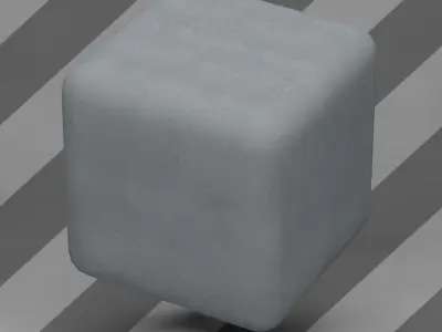 Grey Plaster Wall Free 3D model