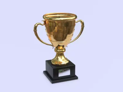 Trophy - Award - Sports - Game Ready  Low-poly 3D model