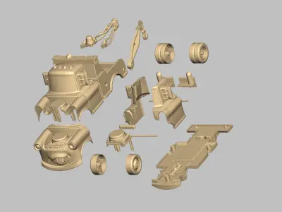 00073  Designed for 3D printing 3D print model