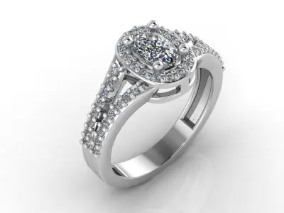 Mini Set Ring Pendant Earrings STL 3DM Womens Jewelry 3D print model